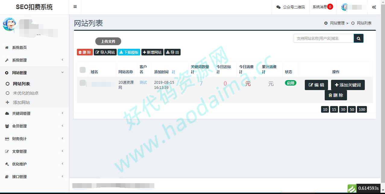 SEO按天扣费系统源码完整版，好多人都在找的稀缺资源