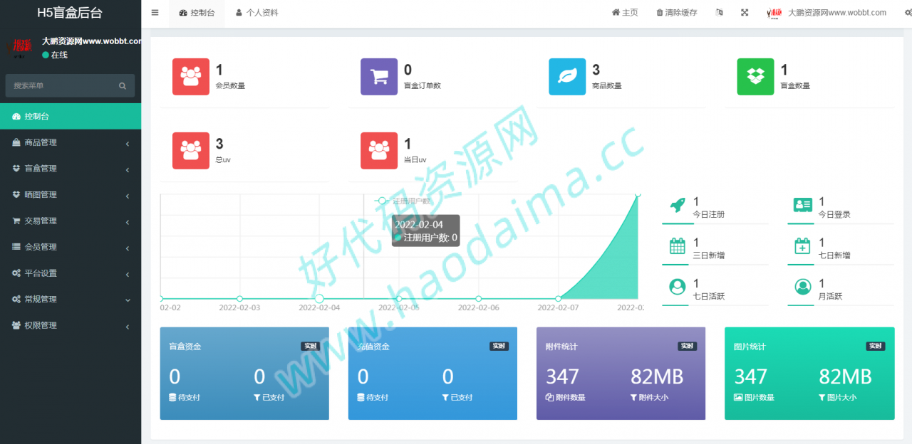 【好代码网亲测】2022最新盲盒商城完整开源运营源码/对接免签支付接口/带视频搭建教程插图10 【好代码网亲测】2022最新盲盒商城完整开源运营源码/对接免签支付接口/带视频搭建教程插图10