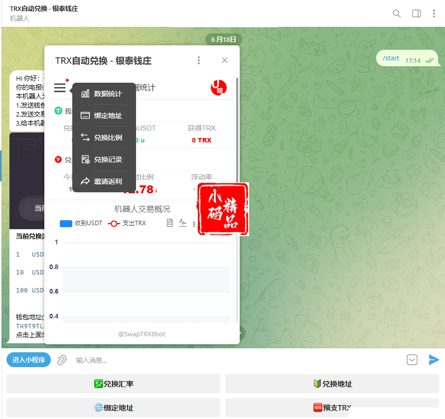 D1264TRX自动兑换机器人源码 搭建教程插图2