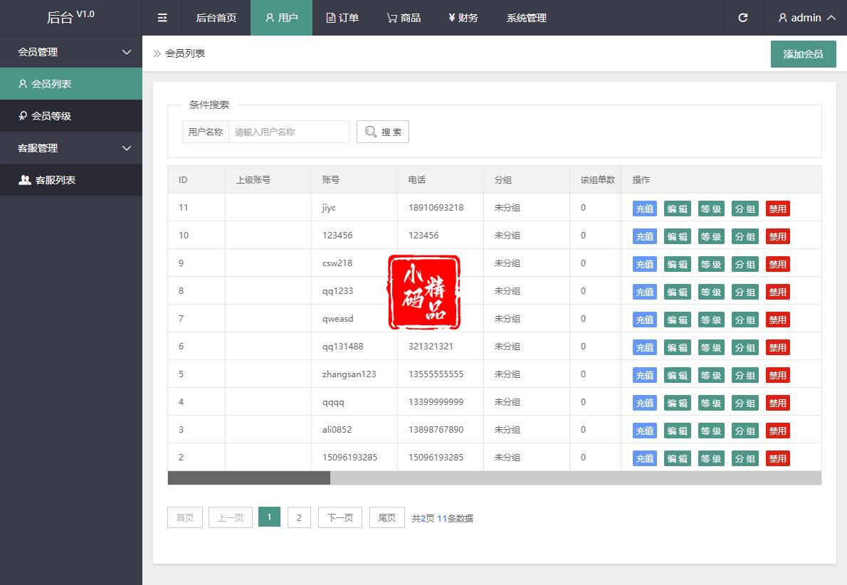 亚马逊抢单源码自动抓取订单_后台截图2